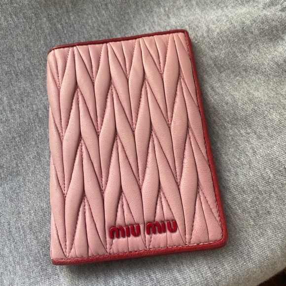 Miu Miu Accessories - Authentic miumiu passport leather holder
